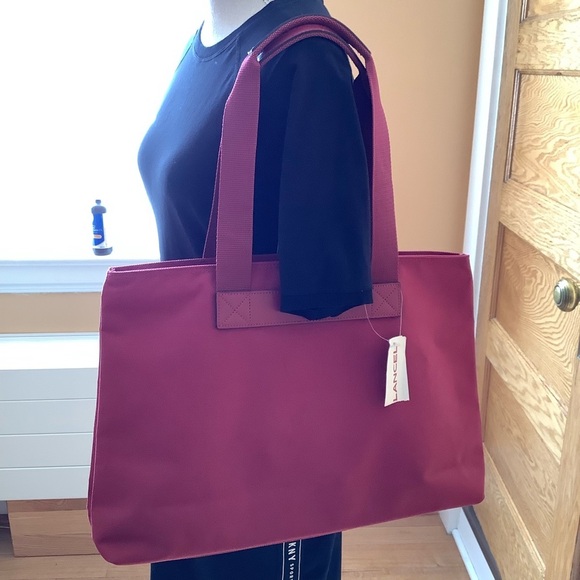 LANCEL Palmyre Architectural Tote Bag - Picture 2 of 14